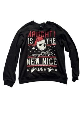 Disney Nightmare Before Christmas 'Naughty Is The New Nice' Holiday Sweatshirt